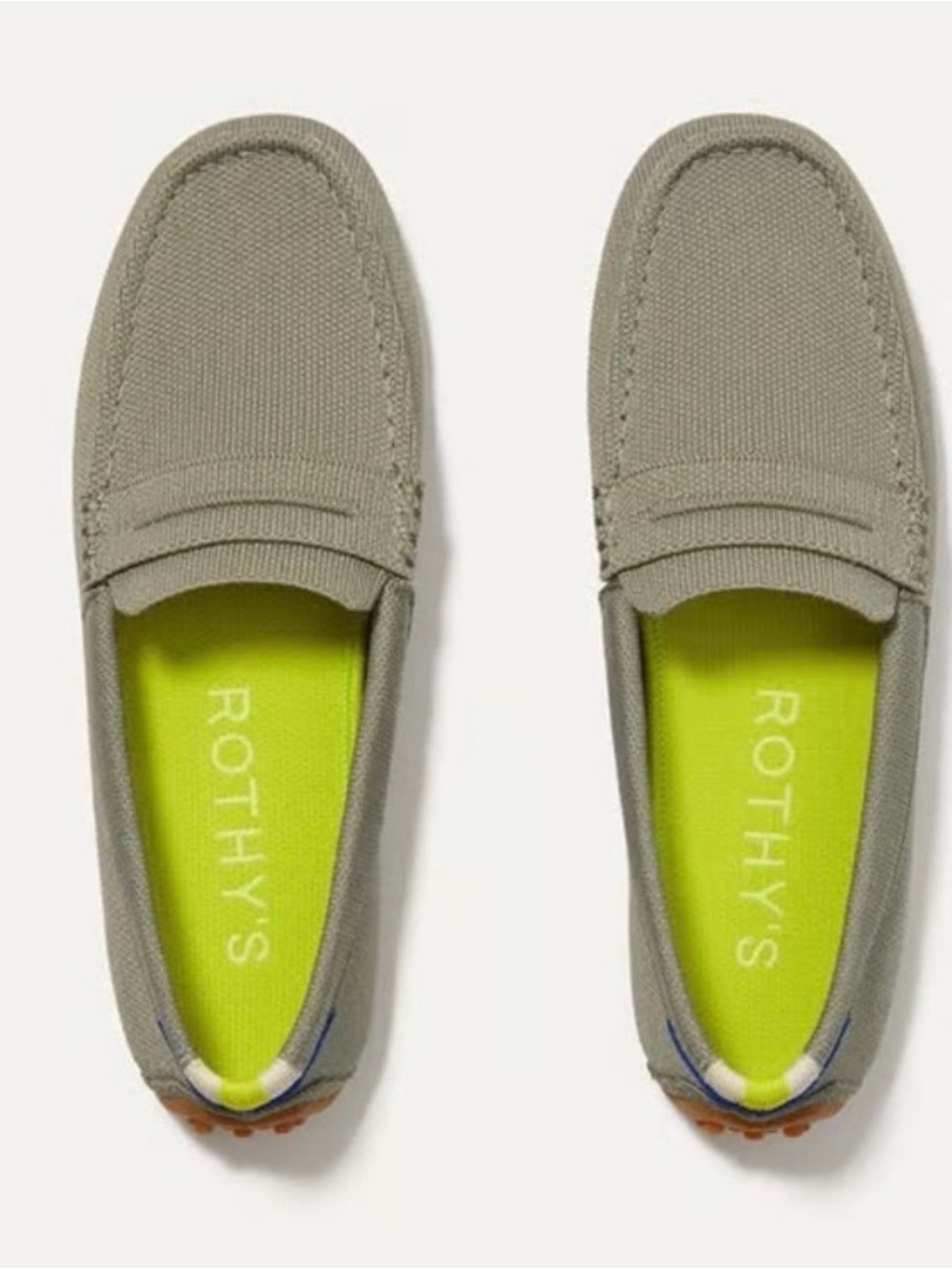 Rothy’s Driver Loafers in Sage